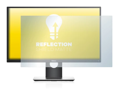 Immagine del dispositivo Dell P2419H con un'ampia varietà di protezioni per lo schermo.