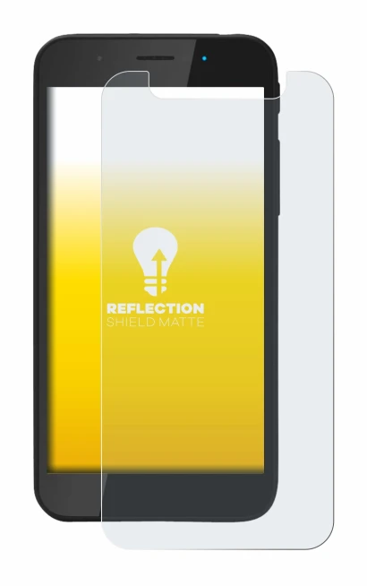 Immagine del dispositivo Shiftphones Shift5me con un'ampia varietà di protezioni per lo schermo.