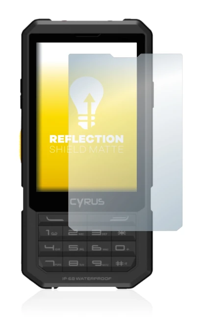 Immagine del dispositivo Cyrus CM 17 Hybrid con un'ampia varietà di protezioni per lo schermo.