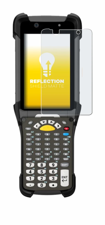 Immagine del dispositivo Zebra MC9300 con un'ampia varietà di protezioni per lo schermo.