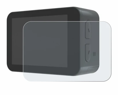Immagine del dispositivo Akaso V50X con un'ampia varietà di protezioni per lo schermo.