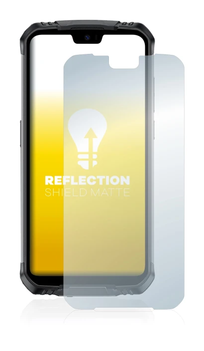 Immagine del dispositivo Doogee S68 Pro con un'ampia varietà di protezioni per lo schermo.