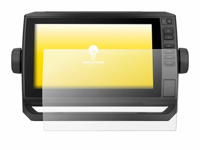 Immagine del dispositivo Garmin ECHOMAP UHD 92sv con un'ampia varietà di protezioni per lo schermo.