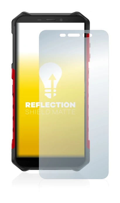 Immagine del dispositivo Ulefone Armor X5 con un'ampia varietà di protezioni per lo schermo.