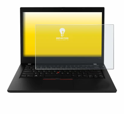 Immagine del dispositivo Lenovo ThinkPad L490 con un'ampia varietà di protezioni per lo schermo.