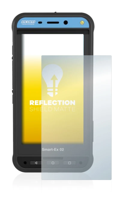 Immagine del dispositivo Ecom Smart-Ex 02 DZ1 con un'ampia varietà di protezioni per lo schermo.