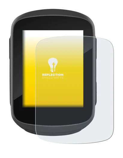 Immagine del dispositivo Garmin Edge 130 Plus con un'ampia varietà di protezioni per lo schermo.