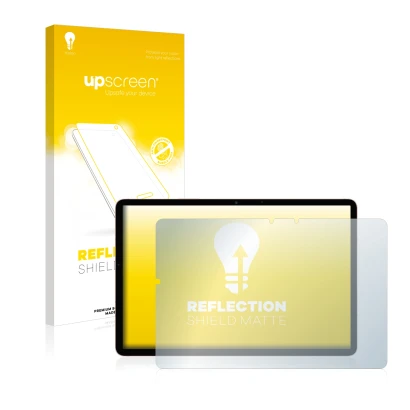 Parte frontale di una confezione del prodotto con il logo del marchio upscreen. Accanto è raffigurato il dispositivo Samsung G