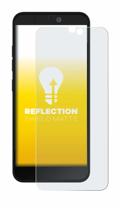 Immagine del dispositivo Fairphone 3 Plus con un'ampia varietà di protezioni per lo schermo.