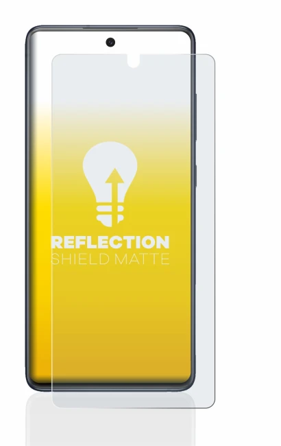 Immagine del dispositivo Samsung Galaxy S20 FE con un'ampia varietà di protezioni per lo schermo.
