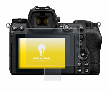 Immagine del dispositivo Nikon Z 6 II con un'ampia varietà di protezioni per lo schermo.