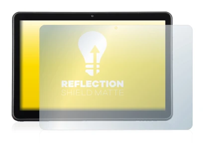 Immagine del dispositivo Wortmann Terra Pad 1006 con un'ampia varietà di protezioni per lo schermo.