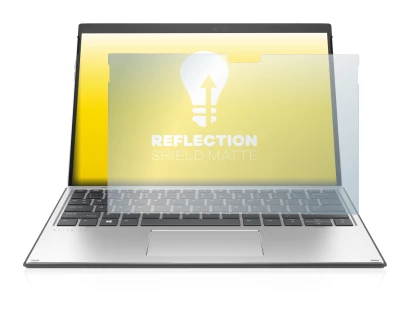 Immagine del dispositivo HP Elite x2 G8 con un'ampia varietà di protezioni per lo schermo.