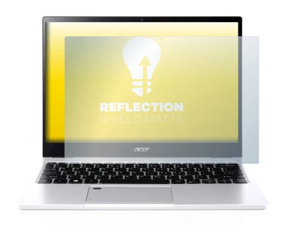 Immagine del dispositivo Acer Spin 3 SP313-51N con un'ampia varietà di protezioni per lo schermo.