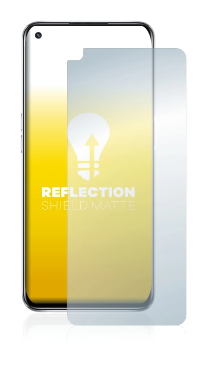 Immagine del dispositivo Oppo A54 5G con un'ampia varietà di protezioni per lo schermo.