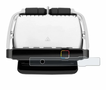 Immagine del dispositivo Tefal OptiGrill Elite con un'ampia varietà di protezioni per lo schermo.