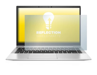 Immagine del dispositivo HP EliteBook 840 G7 con un'ampia varietà di protezioni per lo schermo.