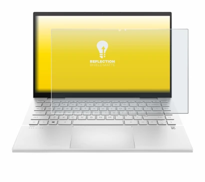 Immagine del dispositivo HP Pavilion x360 (14-dyX) con un'ampia varietà di protezioni per lo schermo.
