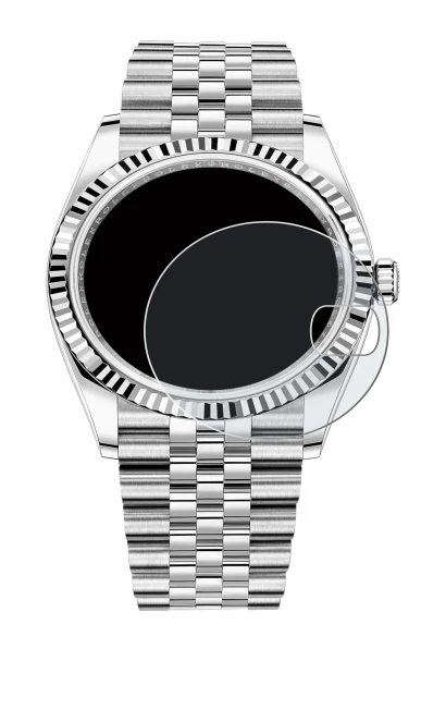 Immagine del dispositivo Rolex Datejust 36 con un'ampia varietà di protezioni per lo schermo.