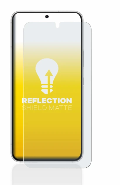 Immagine del dispositivo Samsung Galaxy S22 5G con un'ampia varietà di protezioni per lo schermo.