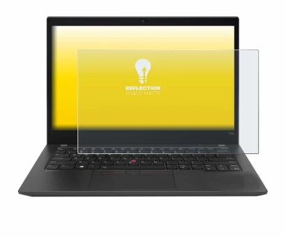 Immagine del dispositivo Lenovo ThinkPad T14s Gen 2 con un'ampia varietà di protezioni per lo schermo.