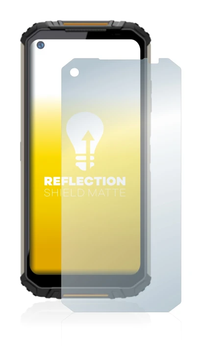 Immagine del dispositivo Oukitel WP16 con un'ampia varietà di protezioni per lo schermo.
