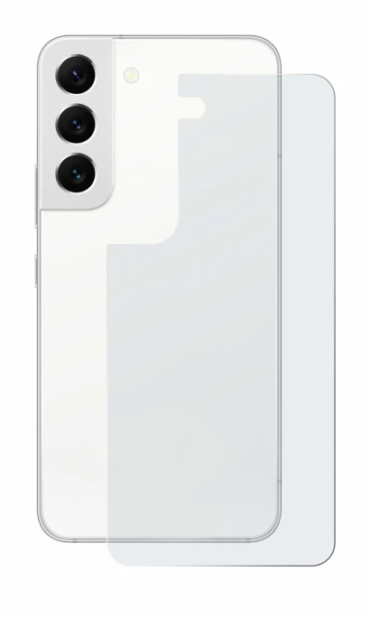 Immagine del dispositivo Samsung Galaxy S22 5G (Posteriore) con un'ampia varietà di protezioni per lo schermo.