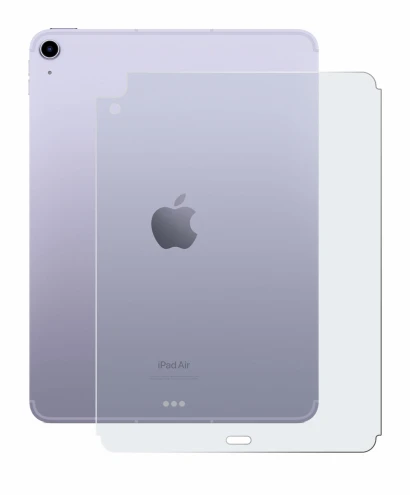 Immagine del dispositivo Apple iPad Air 5 WiFi 2022 (Posteriore, 5a Gen.) con un'ampia varietà di protezioni per lo schermo.