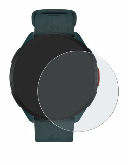 Immagine del dispositivo Polar Pacer con un'ampia varietà di protezioni per lo schermo.