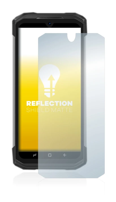 Immagine del dispositivo Doogee S98 Pro con un'ampia varietà di protezioni per lo schermo.