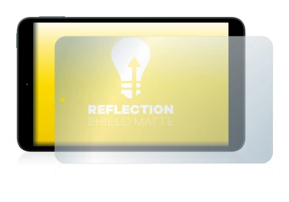 Immagine del dispositivo Nokia T10 con un'ampia varietà di protezioni per lo schermo.