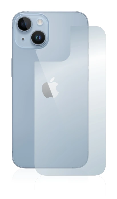Immagine del dispositivo Apple iPhone 14 (Posteriore) con un'ampia varietà di protezioni per lo schermo.