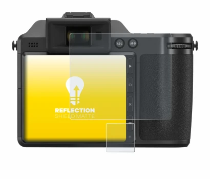 Immagine del dispositivo Hasselblad X2D 100C con un'ampia varietà di protezioni per lo schermo.