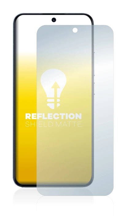 Immagine del dispositivo Xiaomi 13 con un'ampia varietà di protezioni per lo schermo.