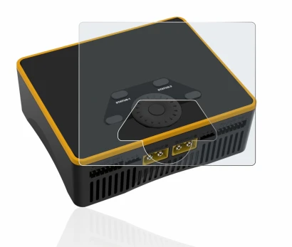 Immagine del dispositivo Junsi iCharger DX6 con un'ampia varietà di protezioni per lo schermo.