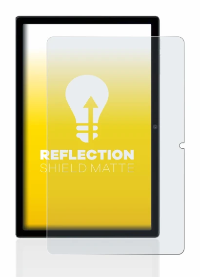 Immagine del dispositivo Blackview Tab 16 con un'ampia varietà di protezioni per lo schermo.