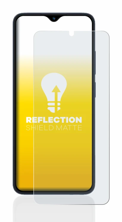 Immagine del dispositivo Xiaomi Redmi 12C con un'ampia varietà di protezioni per lo schermo.