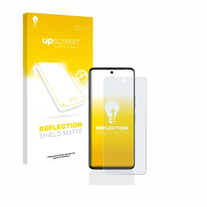 Parte frontale di una confezione del prodotto con il logo del marchio upscreen. Accanto è raffigurato il dispositivo Tecno Cam