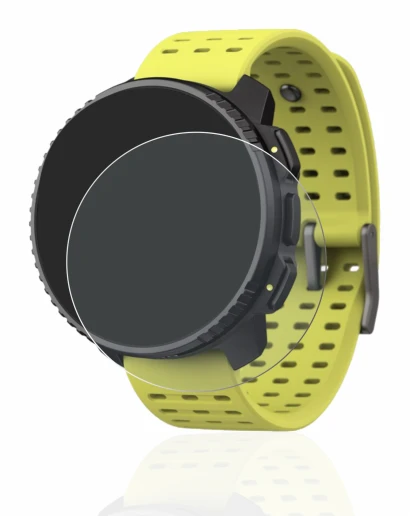 Immagine del dispositivo Suunto Vertical con un'ampia varietà di protezioni per lo schermo.