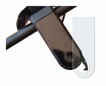 Immagine del dispositivo NIU KQi3 Max con un'ampia varietà di protezioni per lo schermo.