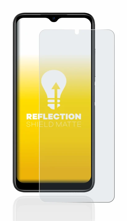 Immagine del dispositivo Doogee N50 con un'ampia varietà di protezioni per lo schermo.