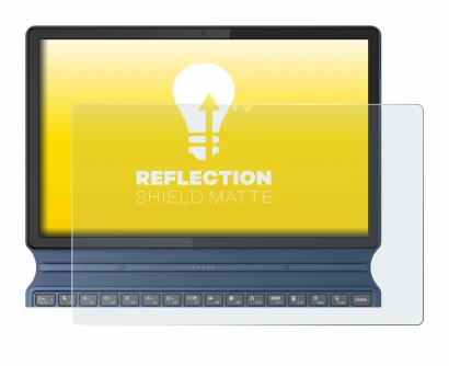 Immagine del dispositivo Lenovo IdeaPad Duet 3i Gen 8 11" con un'ampia varietà di protezioni per lo schermo.