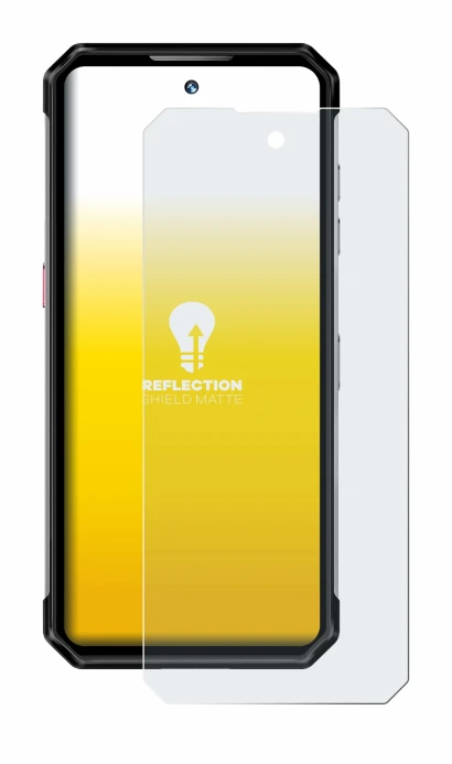 Immagine del dispositivo Oukitel WP21 con un'ampia varietà di protezioni per lo schermo.