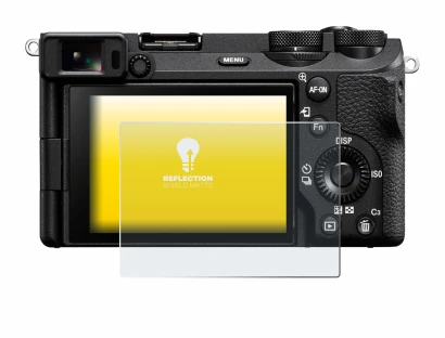 Immagine del dispositivo Sony Alpha 6700 con un'ampia varietà di protezioni per lo schermo.