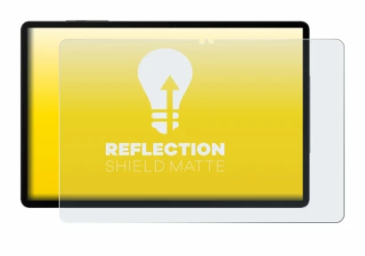 Immagine del dispositivo Samsung Galaxy Tab S9 WiFi con un'ampia varietà di protezioni per lo schermo.