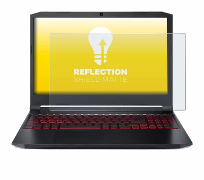Immagine del dispositivo Acer Nitro 5 Gaming 15,6" con un'ampia varietà di protezioni per lo schermo.