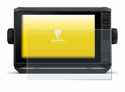 Immagine del dispositivo Garmin ECHOMAP UHD2 9" con un'ampia varietà di protezioni per lo schermo.
