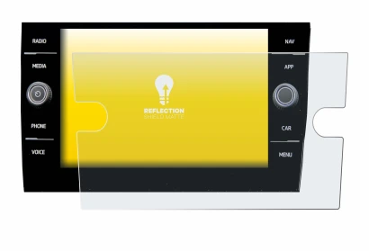 Immagine del dispositivo Volkswagen Taigo Discover Media 8” 2023 con un'ampia varietà di protezioni per lo schermo.