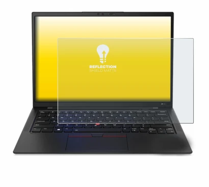 Immagine del dispositivo Lenovo ThinkPad X1 Carbon 14" Gen 11 con un'ampia varietà di protezioni per lo schermo.