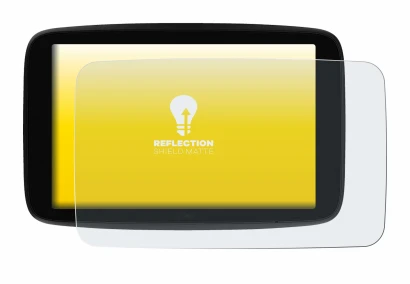 Immagine del dispositivo TomTom GO Superior 7" con un'ampia varietà di protezioni per lo schermo.